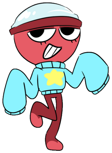 dancing red character - Gigi