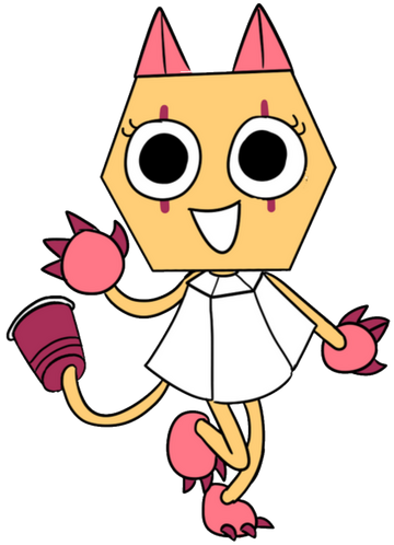 stylized cat cartoon - Scraps